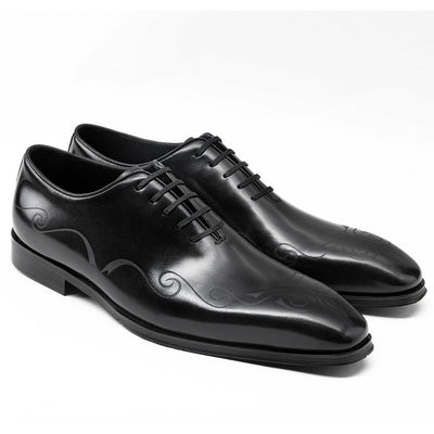 Zapatos Formales de Cuero Genuino para Hombre - Primera Capa Premium