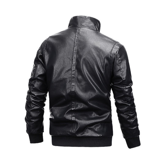Chaqueta de Cuero para Hombre con Forro Polar - Image 6