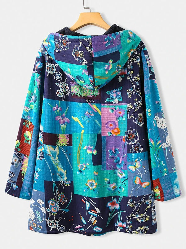 Chaqueta Acolchada de Algodón con Mangas Largas
