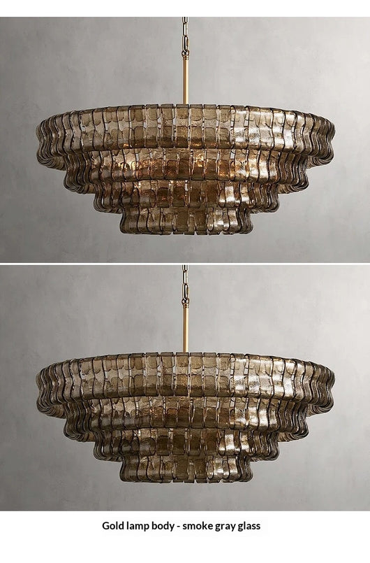 Luminaria de Sala Moderna Estilo Francés con Cristal - Diseño Mid-Century - Image 20