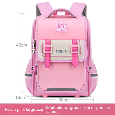 Mochila Escolar Infantil Ligera con Protección de Columna Abierta - Image 4