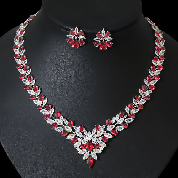 Juego de Joyas para Novia Estilo Coreano Premium