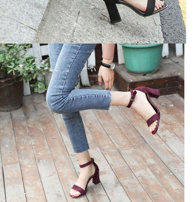 Tacones Romanos con Hebilla - Altura Media Multiuso para Mujer - Image 9