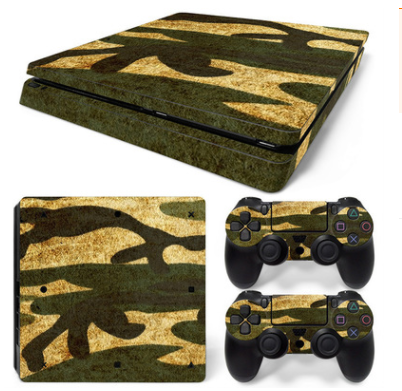 Hot pink and black leopard print skin set for PS4 Slim console and two controllers. - Image 3