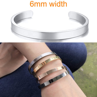 Pulsera C de 4MM para Mujer con Grabado Personalizado - Image 27