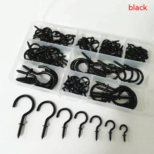 Pack de 120 Ganchos para Techo - Acabados Negro, Plata y Oro - Image 4