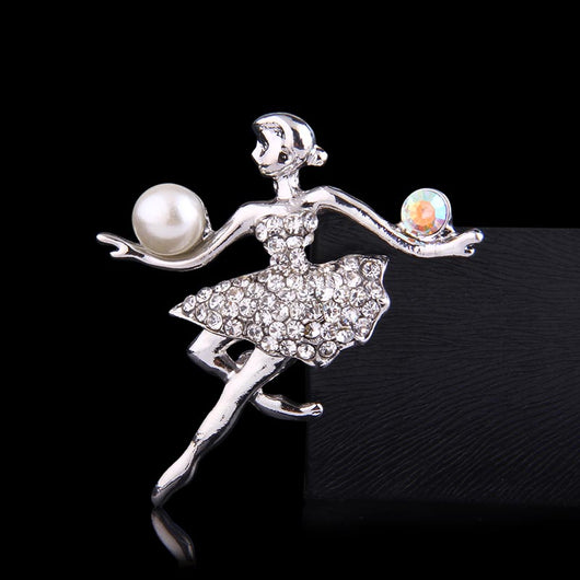 Broche Bailarina Brillante con Cristales - Image 13