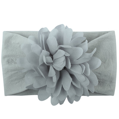 Diadema Floral de Gasa para Bebé - Accesorio Princesa Elegante - Image 12