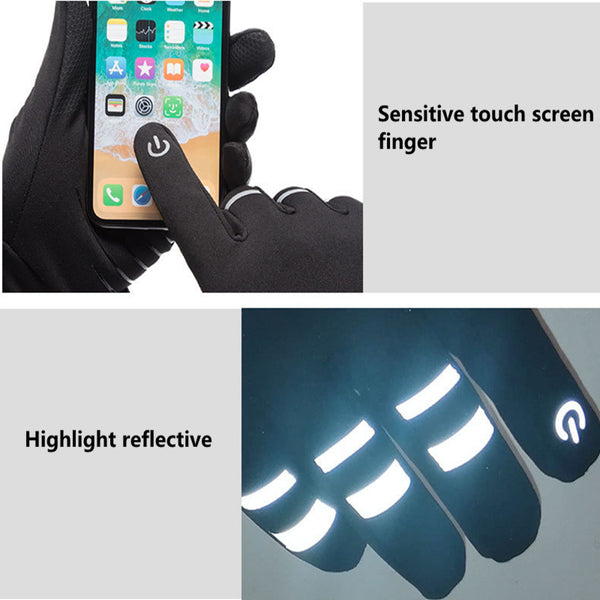 Guantes Cálidos de Terciopelo con Tecnología Reflectante Plus