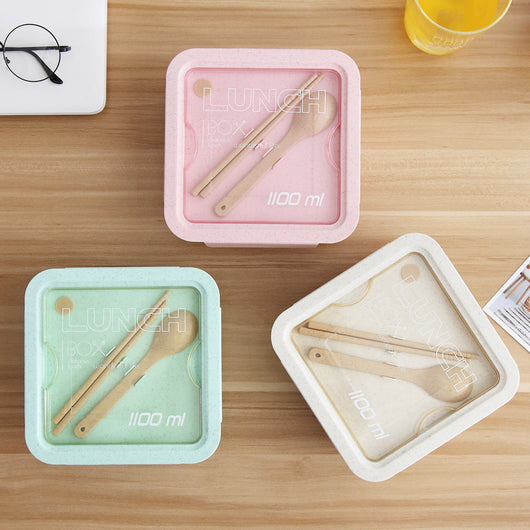 Lonchera Bento Escolar Estilo Japonés con Compartimentos Separados para Microondas - Image 5