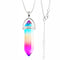 Crystal Necklace Gradient Azul and yellow Rosado