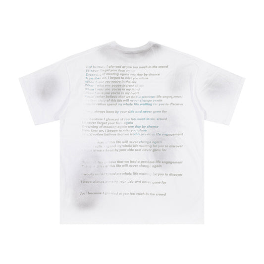 Camiseta de Algodón con Estampado de Letras para Hombre - Image 2