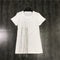 Playera Midi con Strass y Cadena Fringe para Mujer