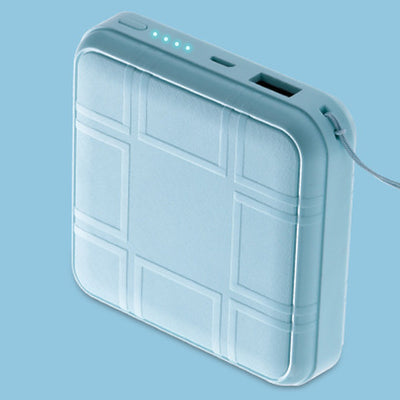 Power Bank Cuadrado Compacto con Diseño de Cuero - Image 5