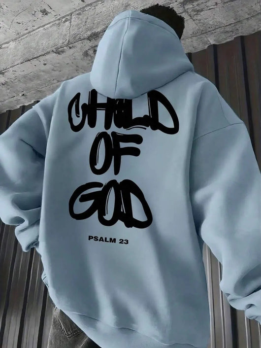 Sudadera Hombre con Estampado de Letras y Forro Polar Cálido - Image 6