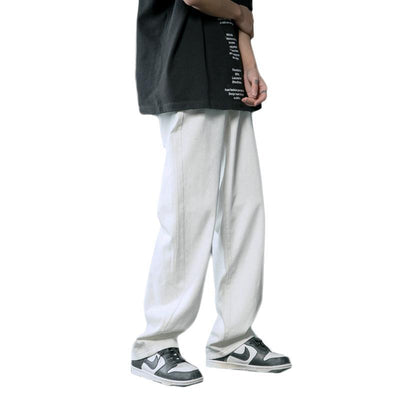 Jeans Rectos Sueltos Ligeros para Hombre - Comodidad de Verano - Image 5