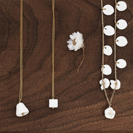 Collar Clavícula de Porcelana Bone China con Diseño Artístico - Image 20