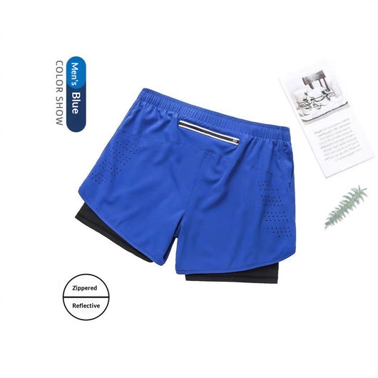 Pantalones Cortos Perforados Transpirables para Hombre - Image 6