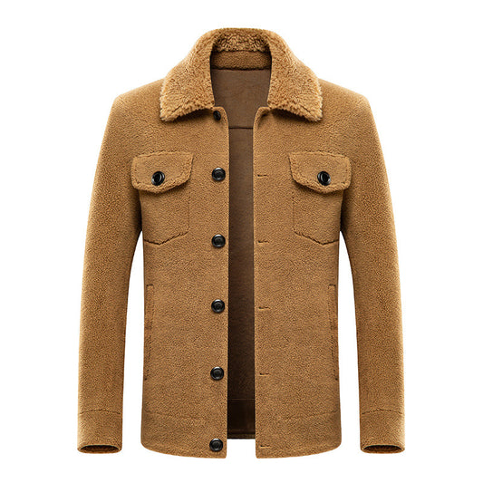 Chaqueta de Lana Esquilada para Hombre