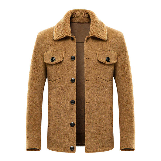 Chaqueta de Lana Esquilada para Hombre