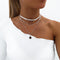 Collar Multicapa con Cristal Polvo y Diamantes