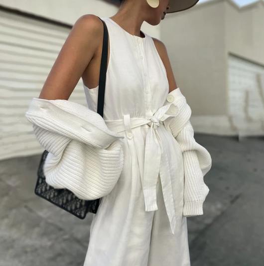 Jumpsuit sin Mangas Elegante y Suave - Image 6