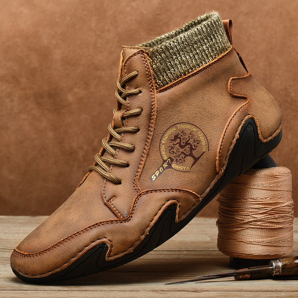 Botas Vintage de Hombre con Calcetines Integrados