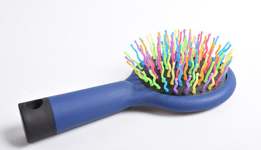 Cepillo Desenredante Antiestático con Espejo - Masaje Ondulado para Cabello Liso - Image 6