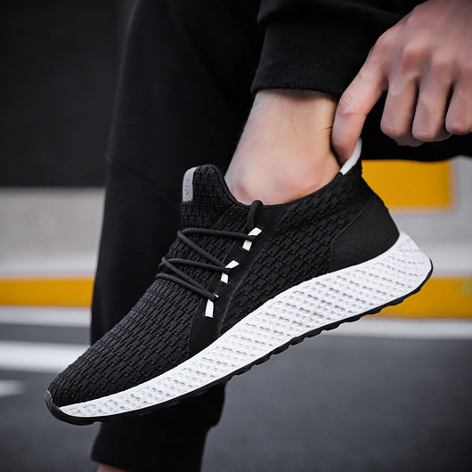 Zapatillas Deportivas Tejidas Ligeras para Hombre - Comodidad y Estilo Primavera Otoño - Image 3