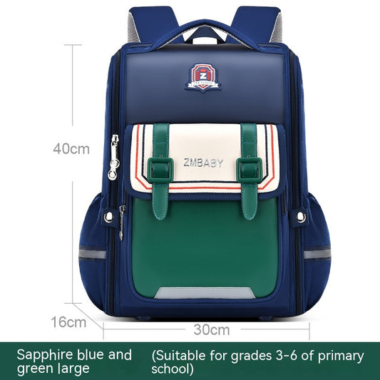 Mochila Escolar Infantil Ligera con Protección de Columna Abierta - Image 2