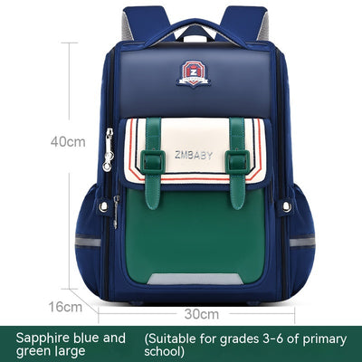 Mochila Escolar Infantil Ligera con Protección de Columna Abierta - Image 2