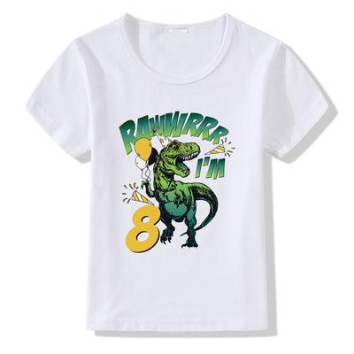 Playera de Cumpleaños Números 1-9 para Niños - Image 8