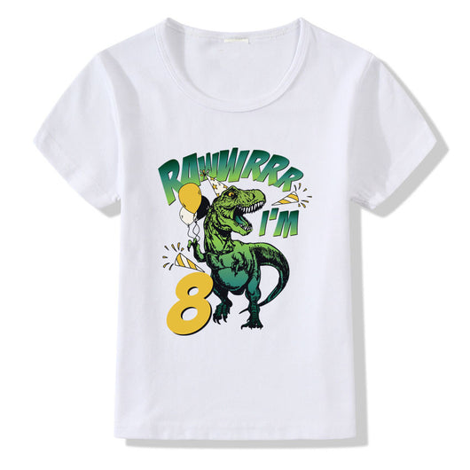 Playera de Cumpleaños Números 1-9 para Niños - Image 8