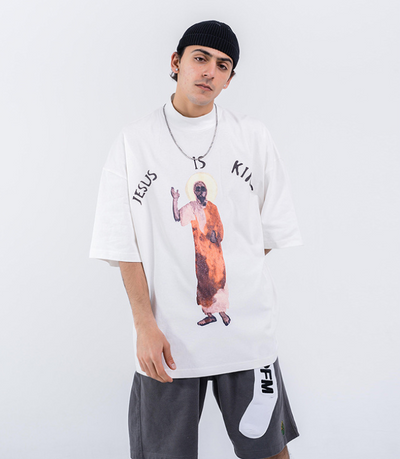 Camiseta Suelta Hip Hop Street de Manga Corta - Image 3