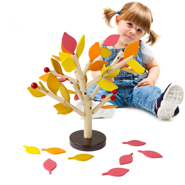 Árbol de Bloques de Construcción 3D - Juguete Educativo DIY para Niños