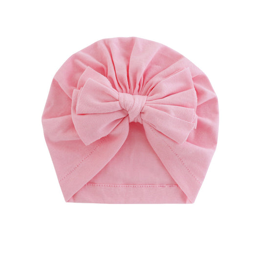 Turbante con Capucha y Moño - Gorro Elegante de Color Liso - Image 13