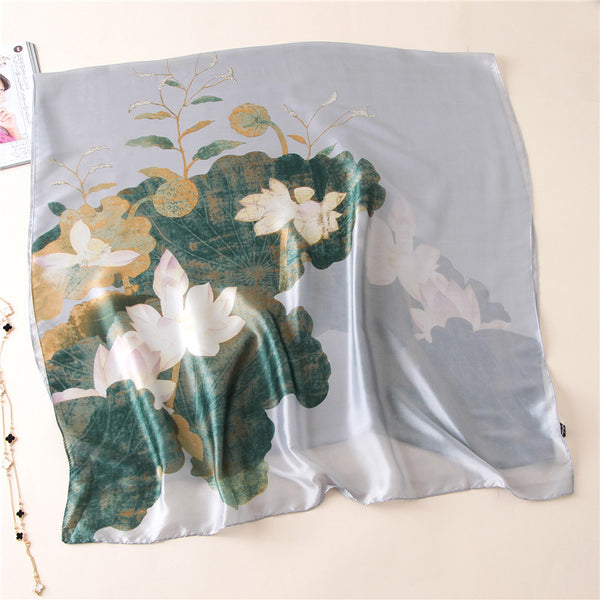Pañuelo de Seda de Loto para Mujer - Colección Primavera Verano