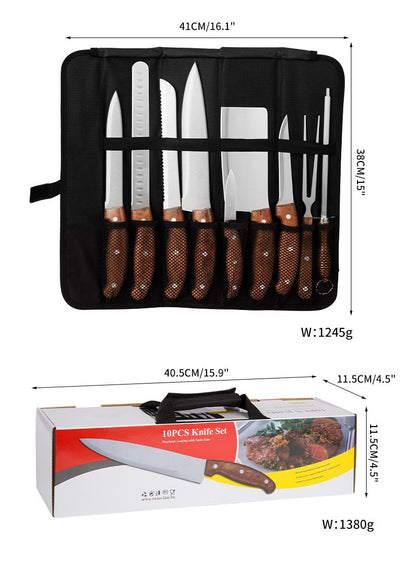 Juego de Herramientas 9 Piezas en Bolsa Portátil de Tela - Image 11