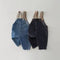 Pantalones Denim Retro con Tirantes