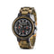 Reloj Multifuncional BOBO BIRD Madera de Sándalo Verde
