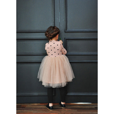 Vestido Infantil Coreano de Manga Larga para Niñas - Otoño e Invierno - Image 4