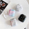 Funda de Mármol Blanco Compatible con AirPods - Protección Premium