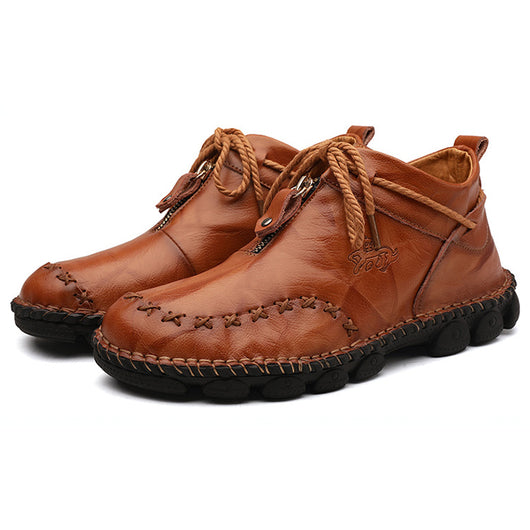 Botas de Cuero Cosidas a Mano para Hombre - Image 15