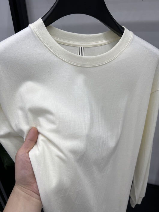 Camiseta Hombre Algodón Premium Cuello Redondo Hombro Descubierto - Image 22