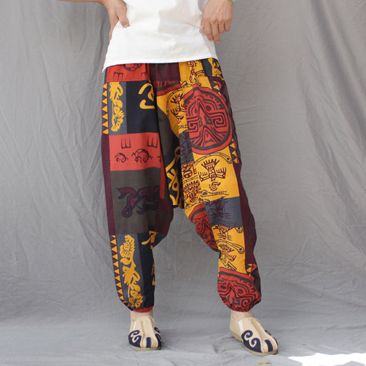 Pantalones Holgados Tipo Bloomers Tailandeses para Hombre