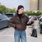 Chaqueta Corta para Mujer con Cuello Alto - Diseño Petite