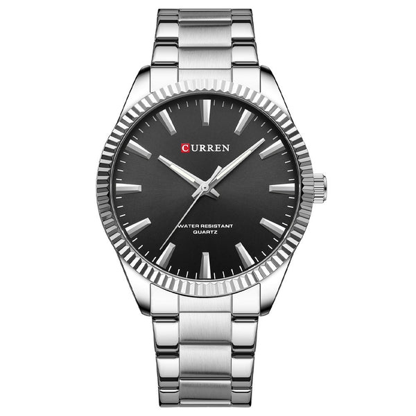Reloj Empresarial Impermeable para Hombre con Correa de Pasador