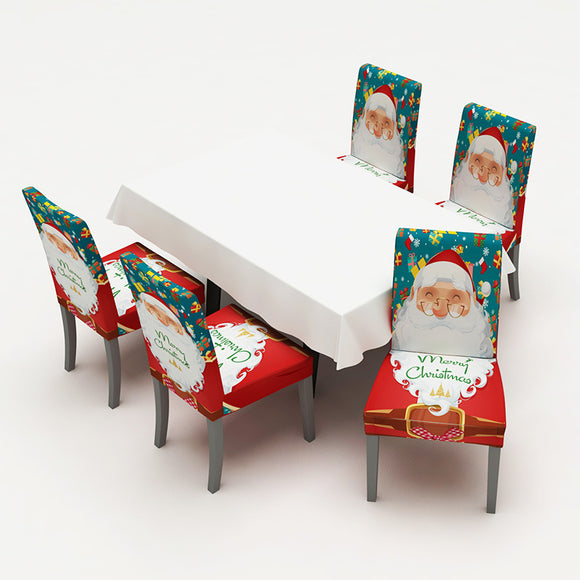 Funda para Silla Navideña con Estampado Digital