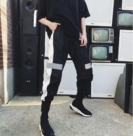Pantalones Casuales Reflectantes para Hombre - Comodidad y Seguridad - Image 7