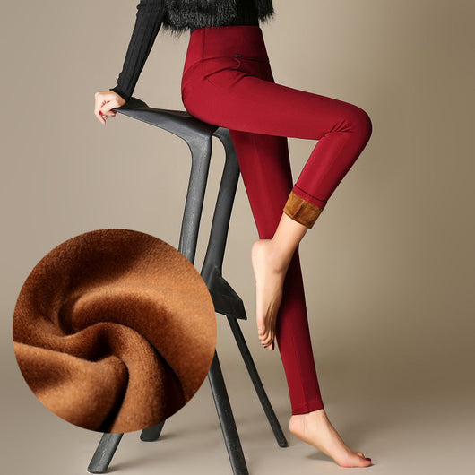 Leggings de Terciopelo Grueso para Mujer Talla Grande - Pantalones Ajustados Cálidos - Image 12
